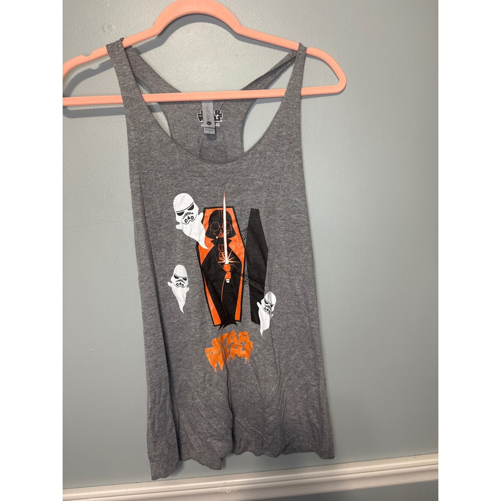 NWOT Womens Star Wars Darth Vader Stormtrooper Ghost Halloween Tank Top Size S